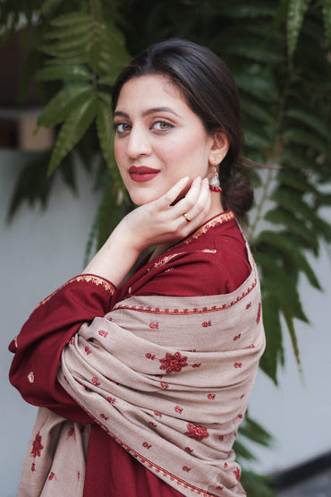 Stitched 3-Piece Embroidered Lawn Suit Ready to Wear With Machine Embroidery