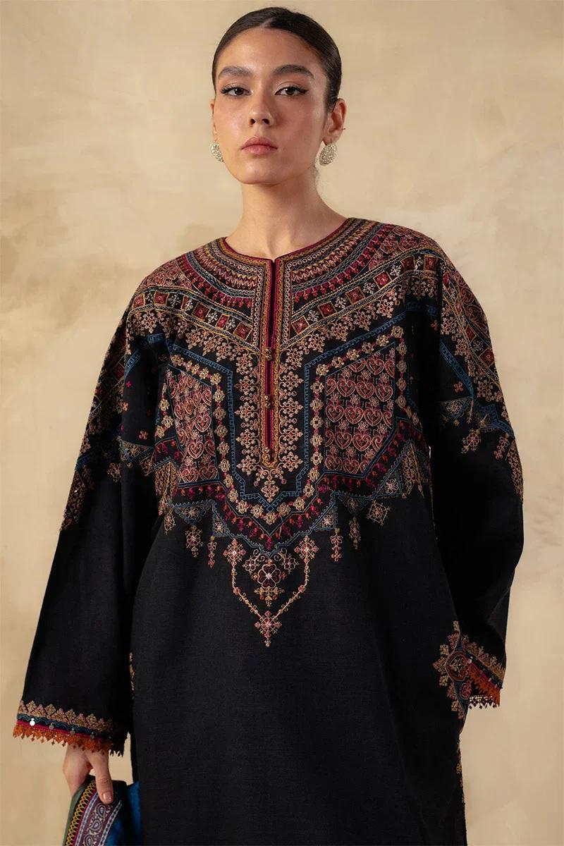 Designer Dress - 3 PC Lawn Suit Set Ready to Wear With Machine Embroidery