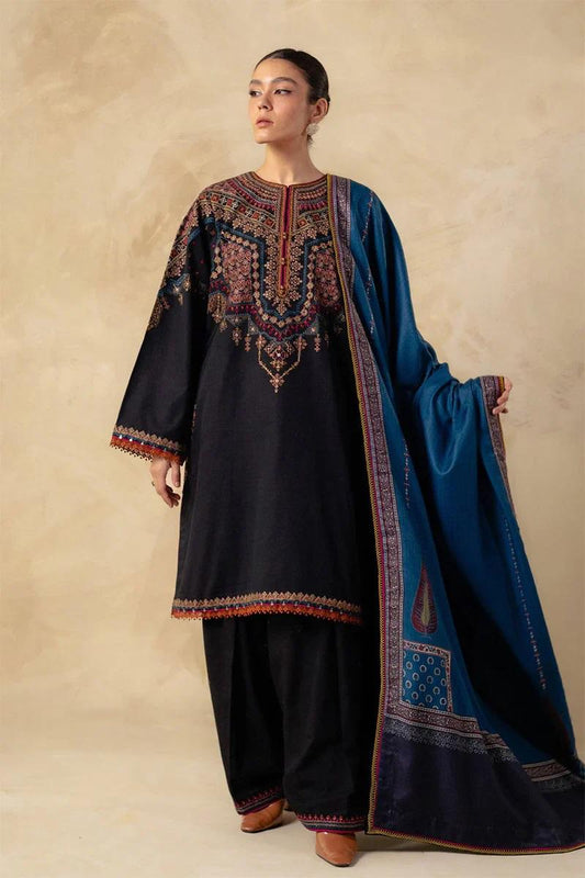 Designer Dress - 3 PC Lawn Suit Set Ready to Wear With Machine Embroidery