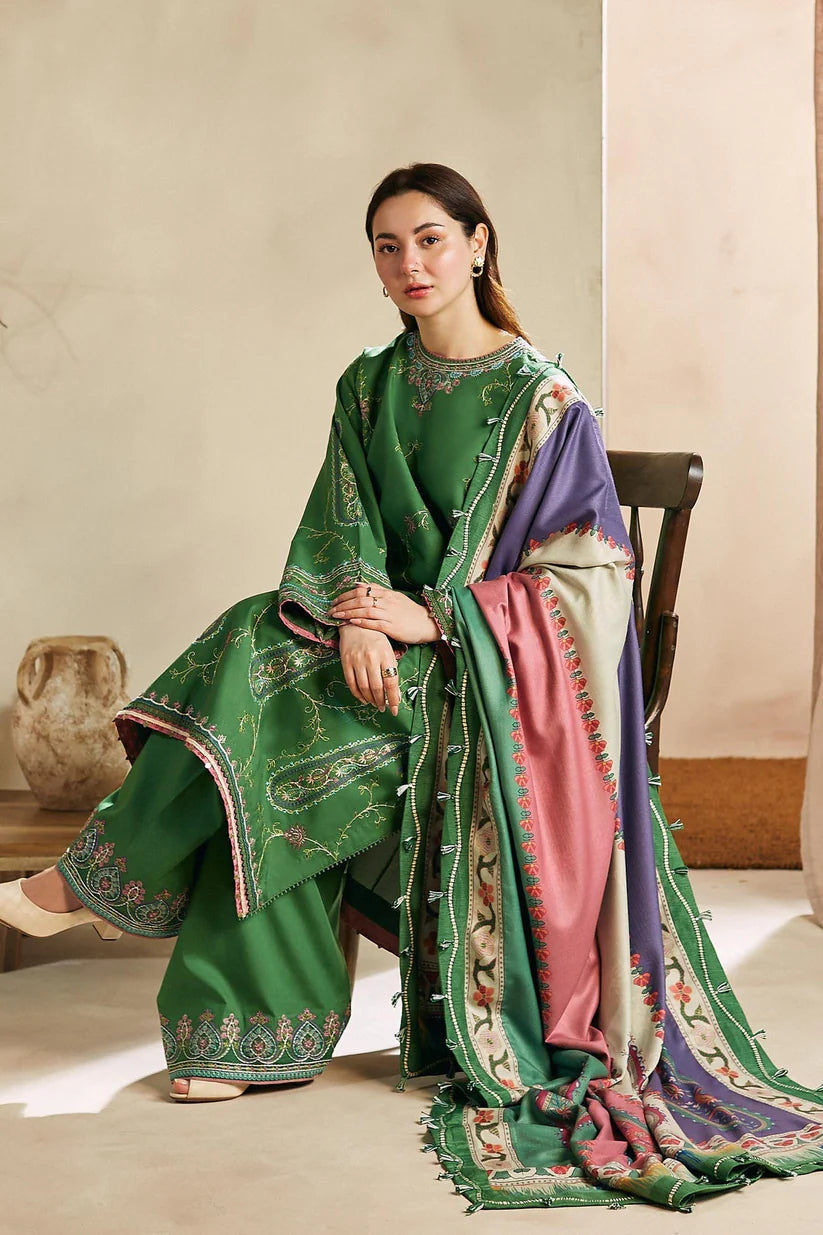 Designer Dress - 3 PC Lawn Suit Set Ready to Wear With Machine Embroidery