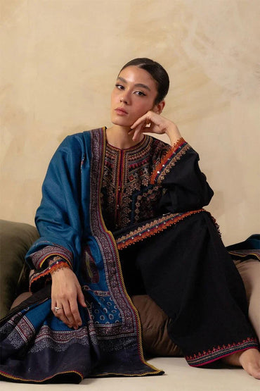 Designer Dress - 3 PC Lawn Suit Set Ready to Wear With Machine Embroidery